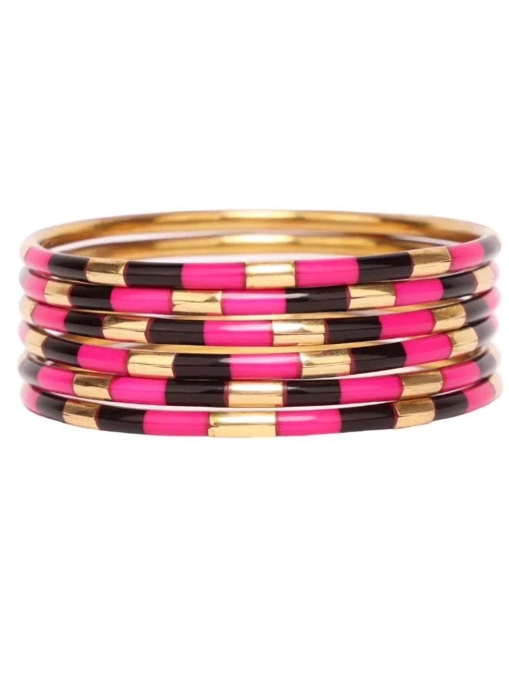 Buddha Girl Veda Pink & Black Bangles Special Edition Anniversary